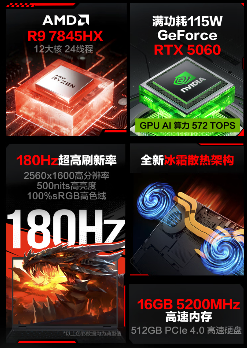 机械革命新款蛟龙 16 Pro上架 锐龙 9-7845HX +RTX5060只要5279元